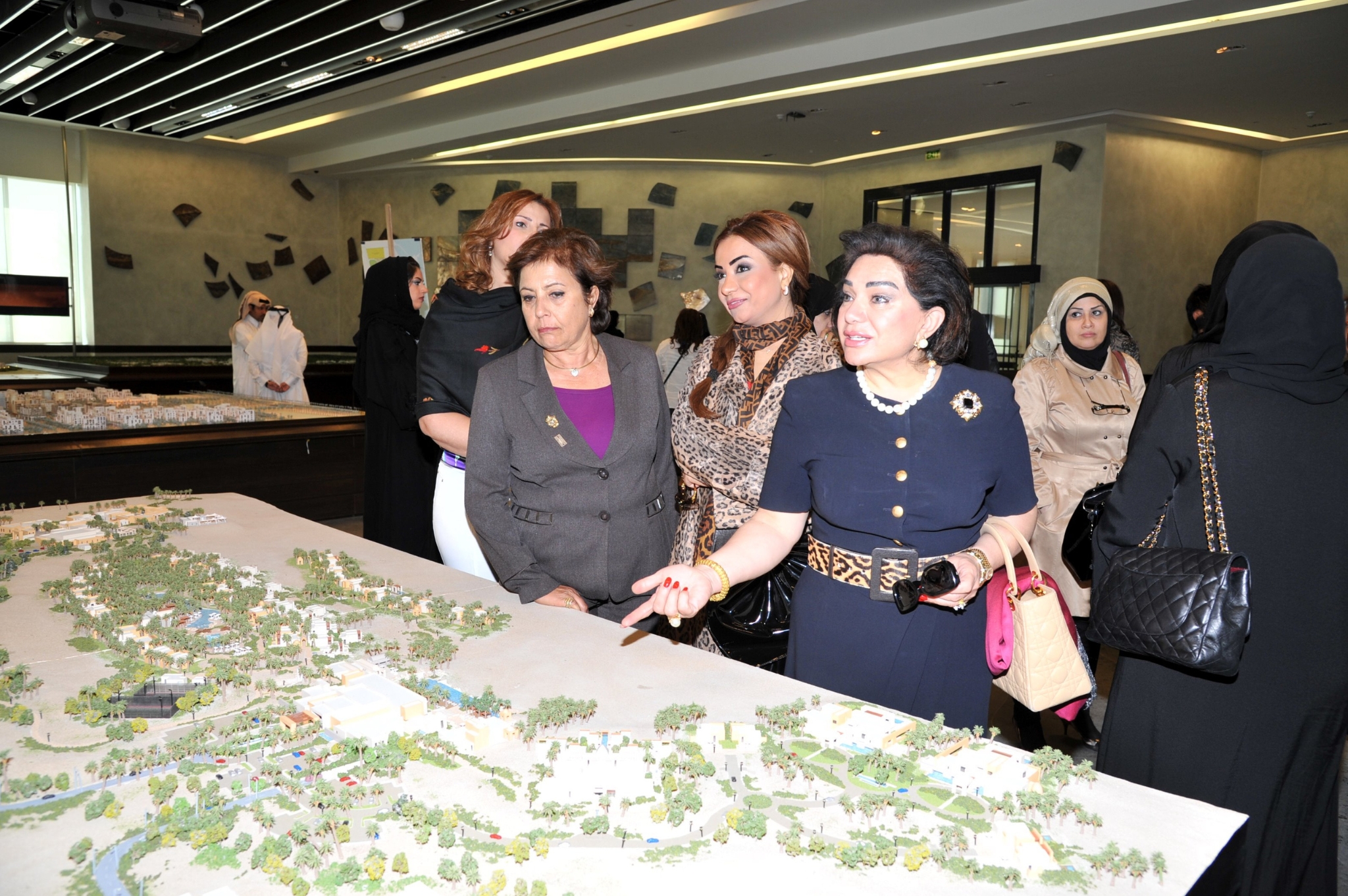 Mountain lake at dawn with mist.