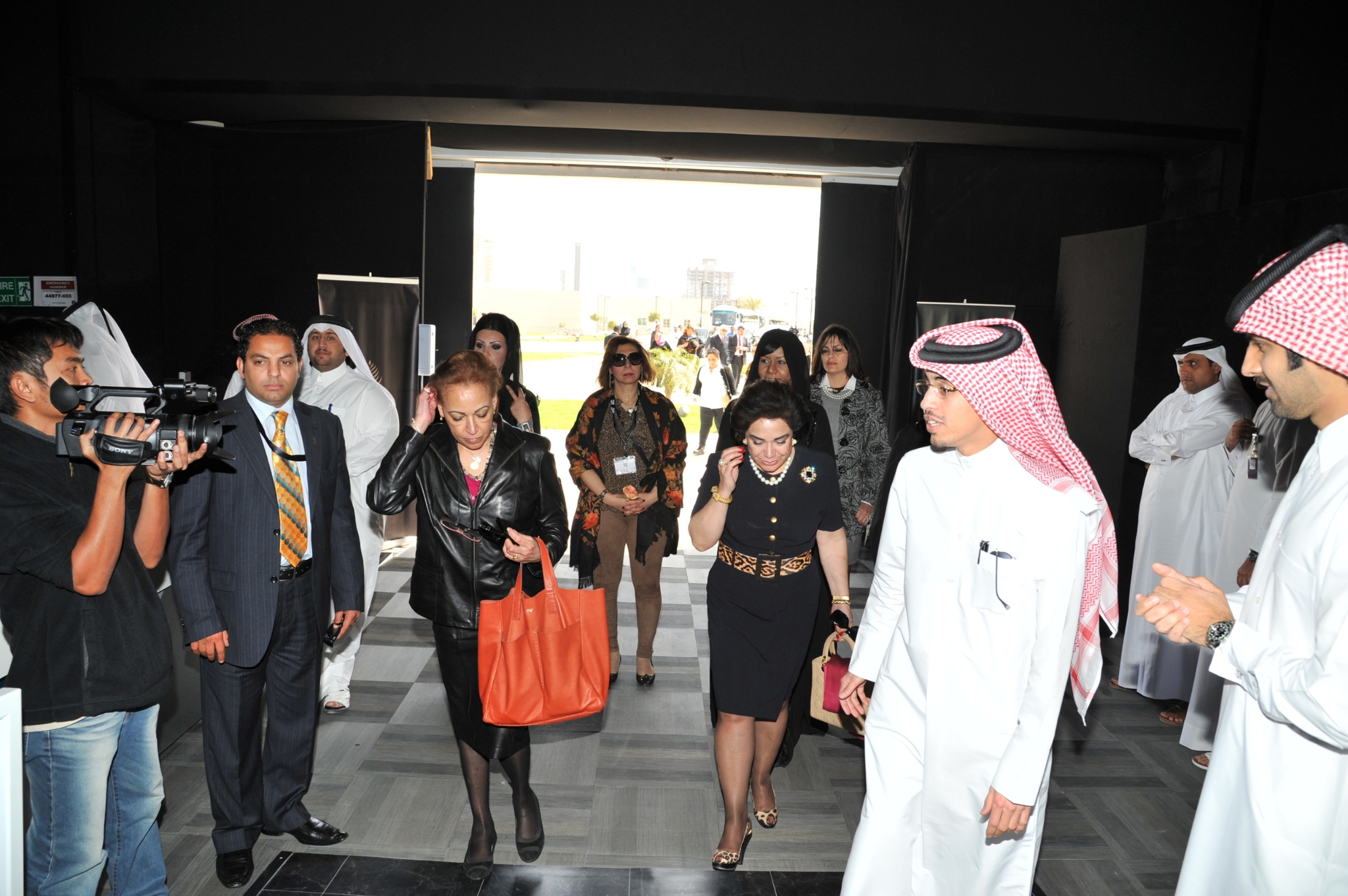 Mountain lake at dawn with mist.
