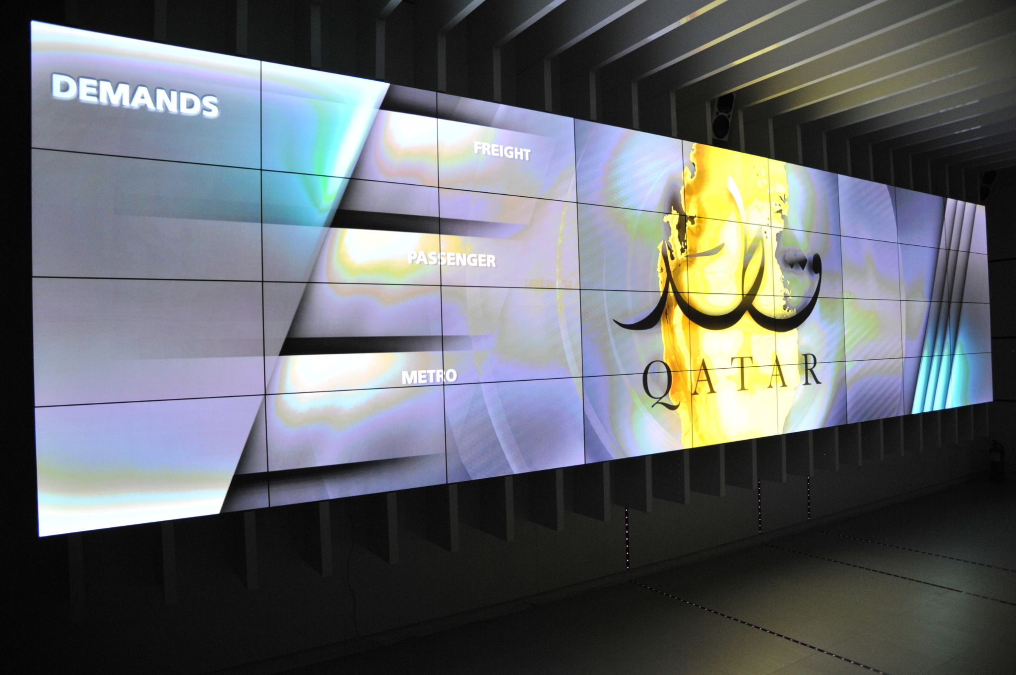 Mountain lake at dawn with mist.