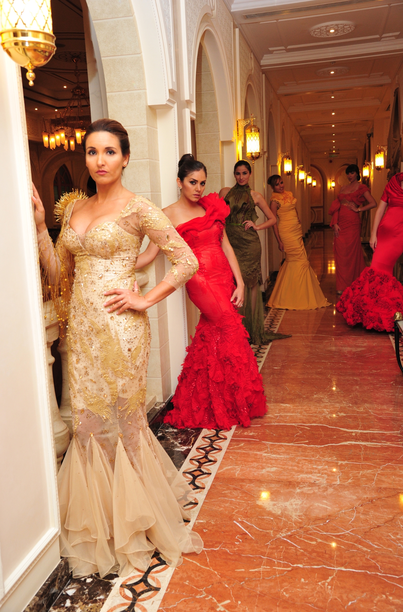 Wind-sculpted desert sand dunes.